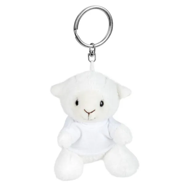 Colleen Plush sheep, keyring white