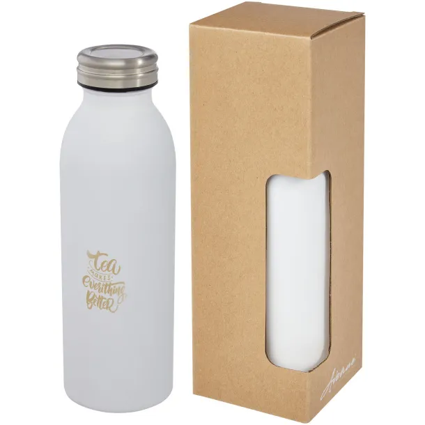 Riti 500 ml copper vacuum insulated bottle - Unbranded White