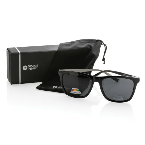  Swiss Peak RCS rplastic polarized sunglasses - Swiss Peak Black 