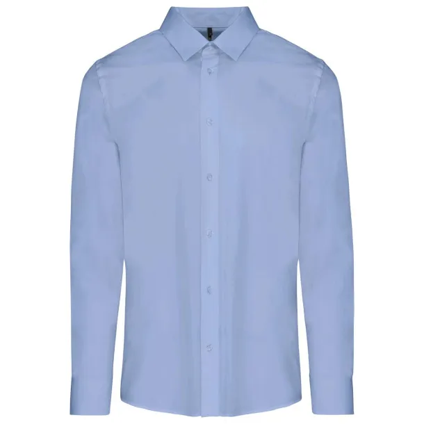  MEN’S LONG-SLEEVED COTTON POPLIN SHIRT - Kariban Bright Sky