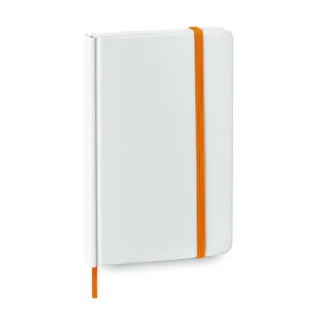  Notebook approx. A6 white orange