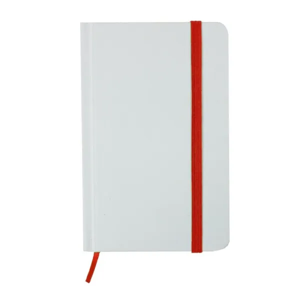  Notebook approx. A6 white red