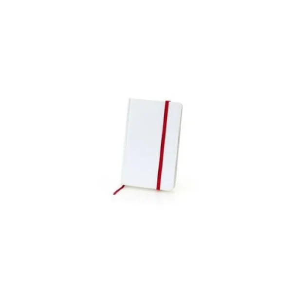  Notebook approx. A6 white red