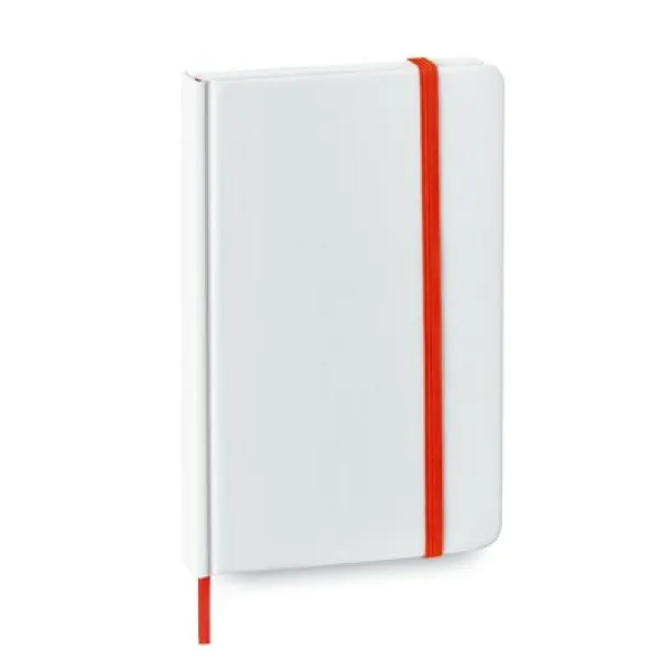  Notebook approx. A6 white red