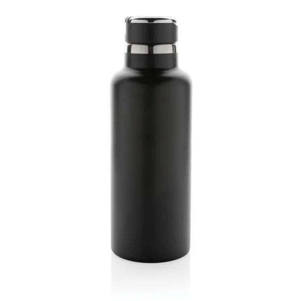  Hydro RCS recycled stainless steel vacuum bottle with spout - XD Collection Black 