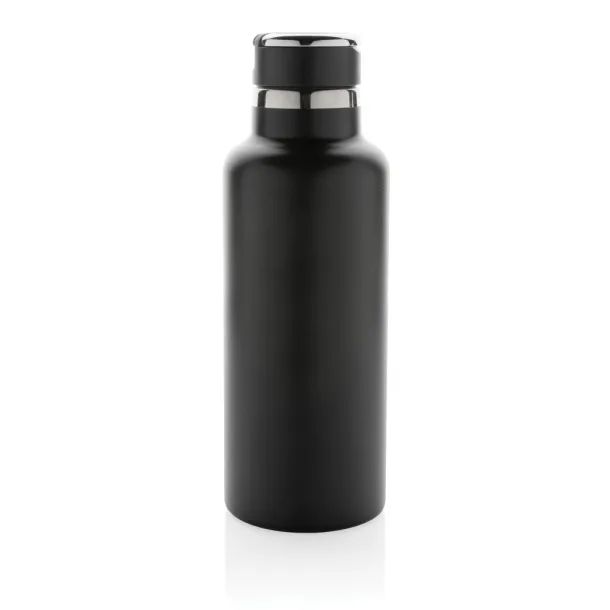  Hydro RCS recycled stainless steel vacuum bottle with spout - XD Collection Black 