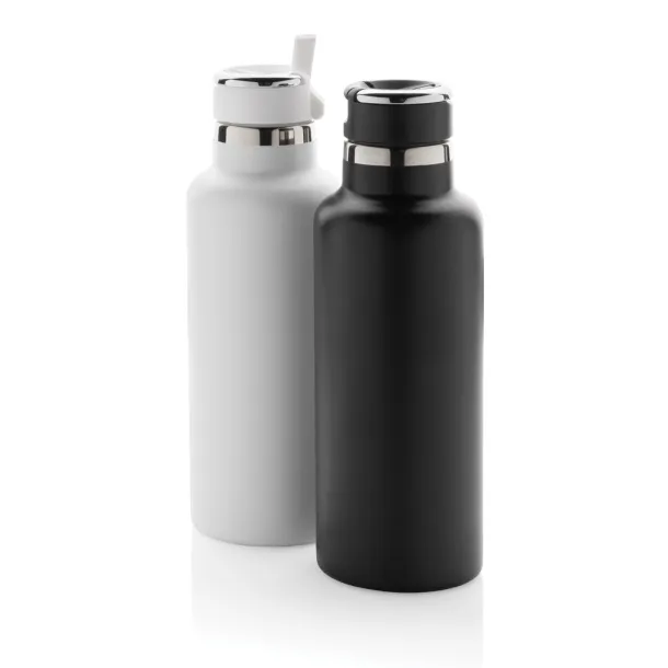  Hydro RCS recycled stainless steel vacuum bottle with spout - XD Collection Black 