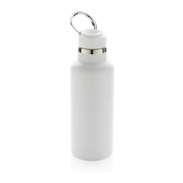  Hydro RCS recycled stainless steel vacuum bottle with spout - XD Collection White 