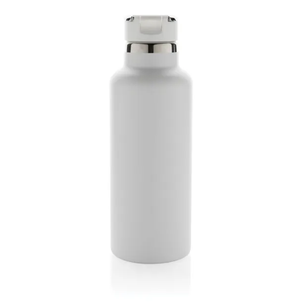  Hydro RCS recycled stainless steel vacuum bottle with spout - XD Collection White 