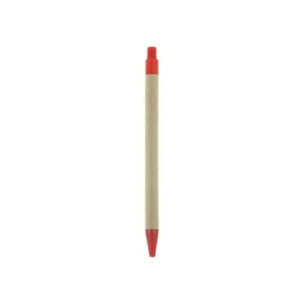  Recycled cardboard ball pen red