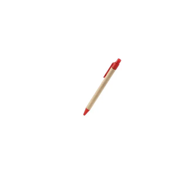  Recycled cardboard ball pen red