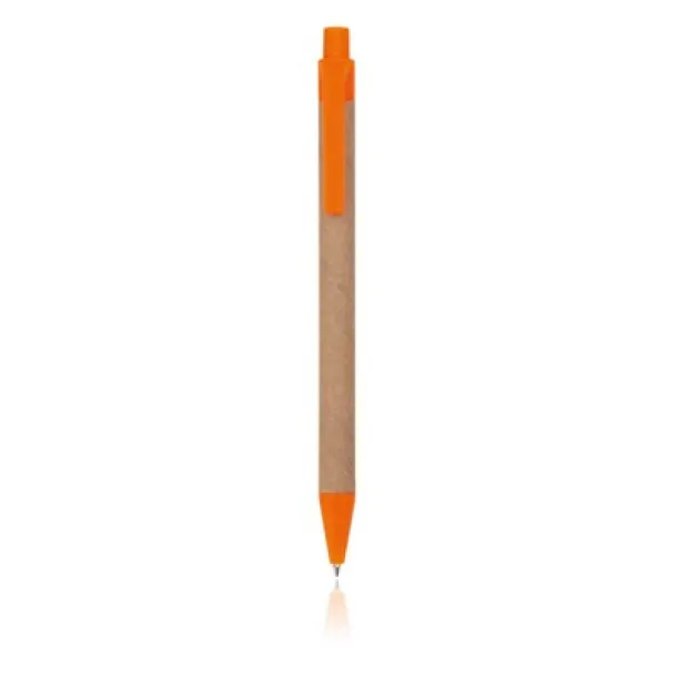  Recycled cardboard ball pen orange