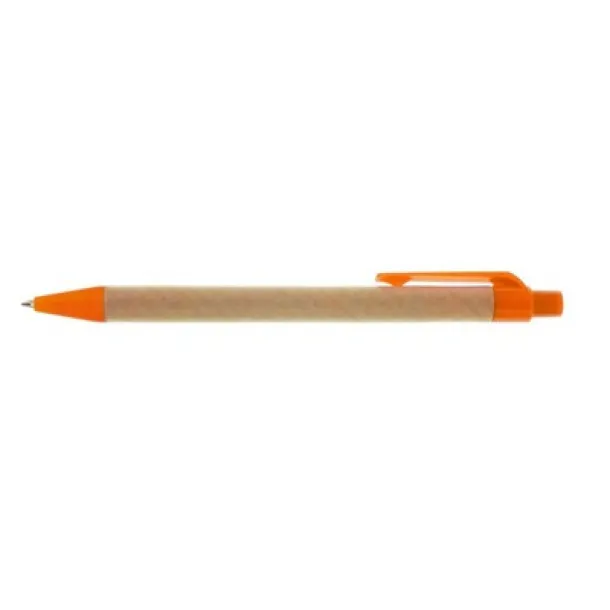  Recycled cardboard ball pen orange