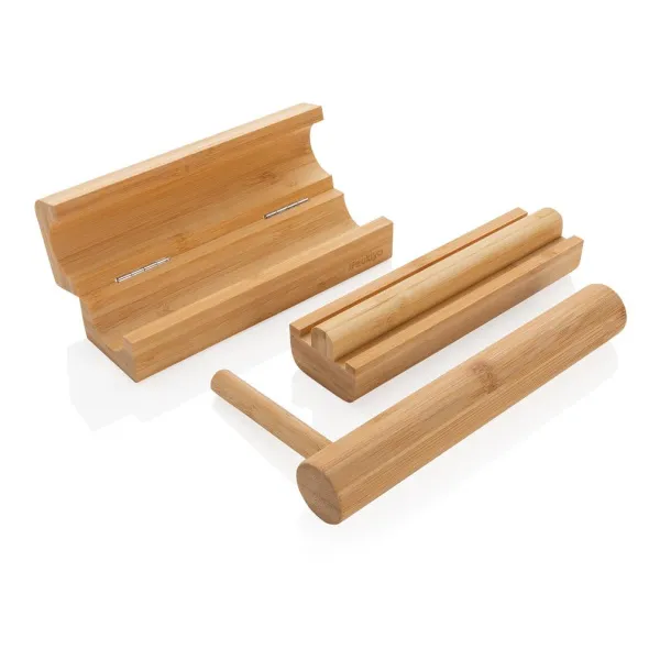 Ukiyo bamboo sushi making set - Ukiyo Brown 