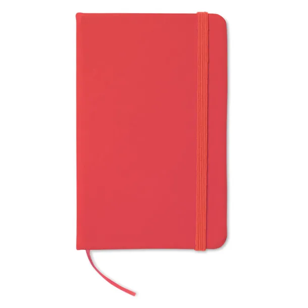 NOTELUX A6 notebook lined Red