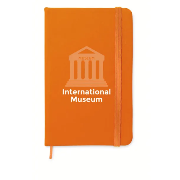 NOTELUX A6 notebook lined Orange