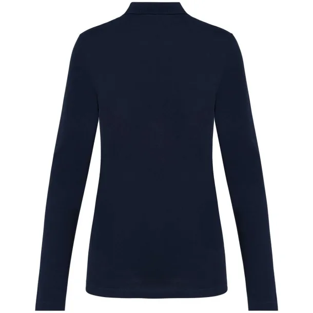  LADIES' LONG-SLEEVED SUPIMA® POLO SHIRT - Kariban Premium Deep Navy