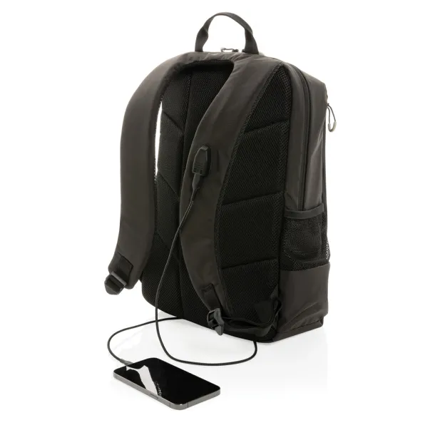  Impact AWARE™ Lima 15.6' RFID laptop backpack - XD Xclusive Black Grey