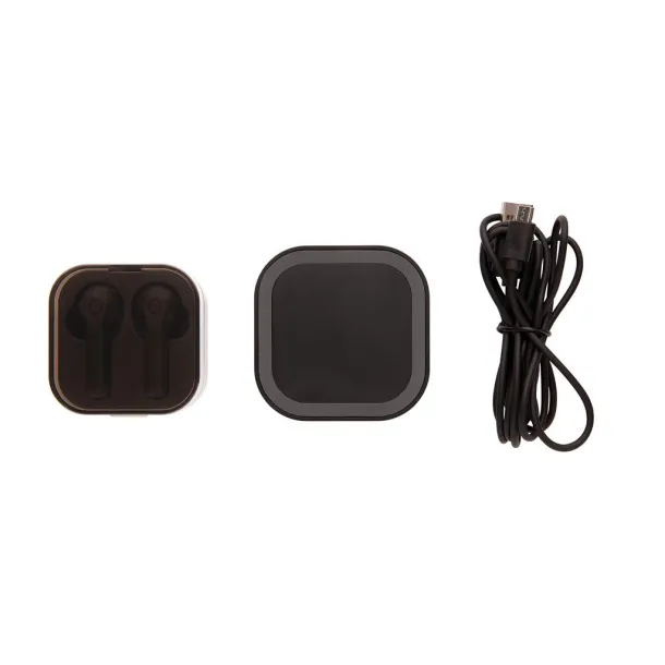  TWS earbuds in wireless charging case - XD Collection Black 