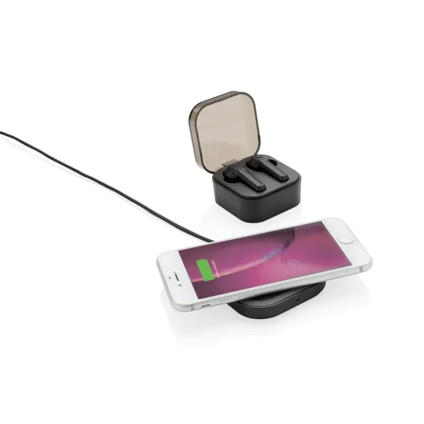  TWS earbuds in wireless charging case - XD Collection Black 