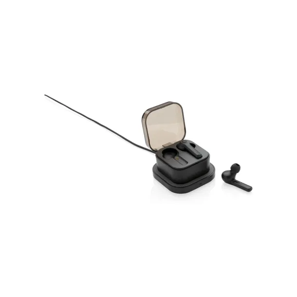  TWS earbuds in wireless charging case - XD Collection Black 