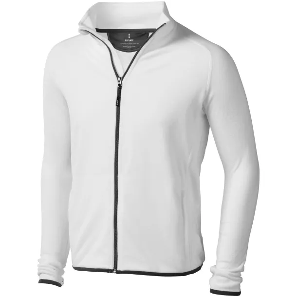 Brossard micro fleece full zip jacket - Elevate Life White