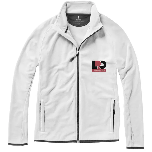 Brossard micro fleece full zip jacket - Elevate Life White