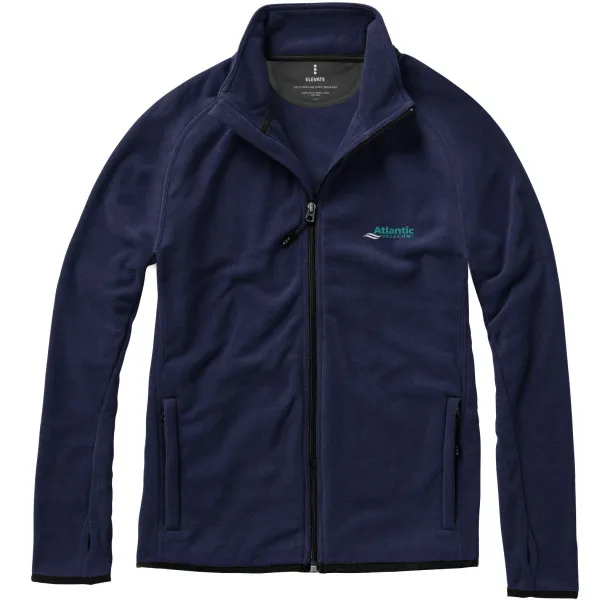 Brossard micro fleece full zip jacket - Elevate Life Navy Blue