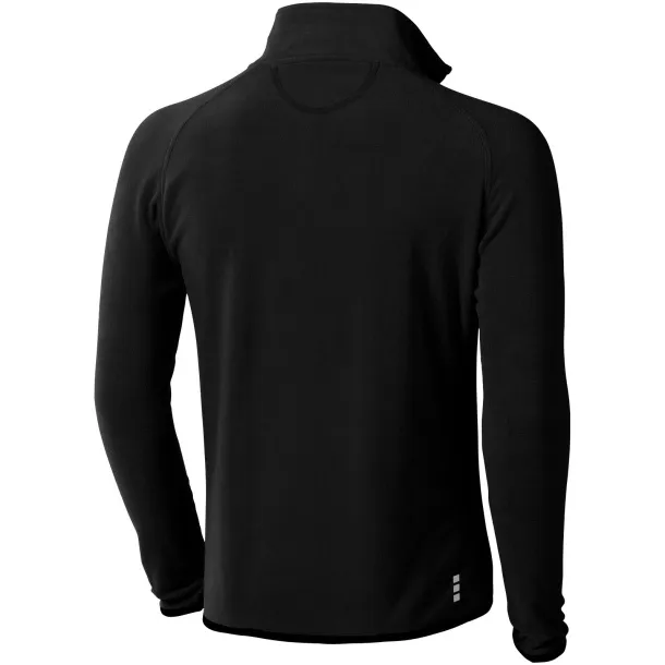 Brossard micro fleece full zip jacket - Elevate Life Solid black