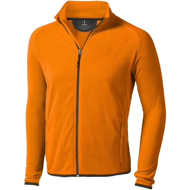 Brossard micro fleece full zip jacket - Elevate Life Orange