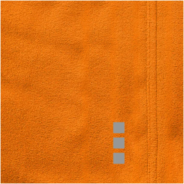 Brossard micro fleece full zip jacket - Elevate Life Orange