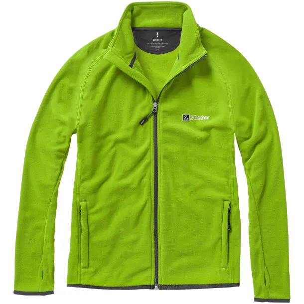 Brossard micro fleece full zip jacket - Elevate Life Apple Green