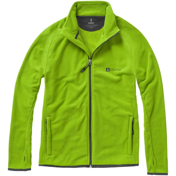 Brossard micro fleece full zip jacket - Elevate Life Apple Green