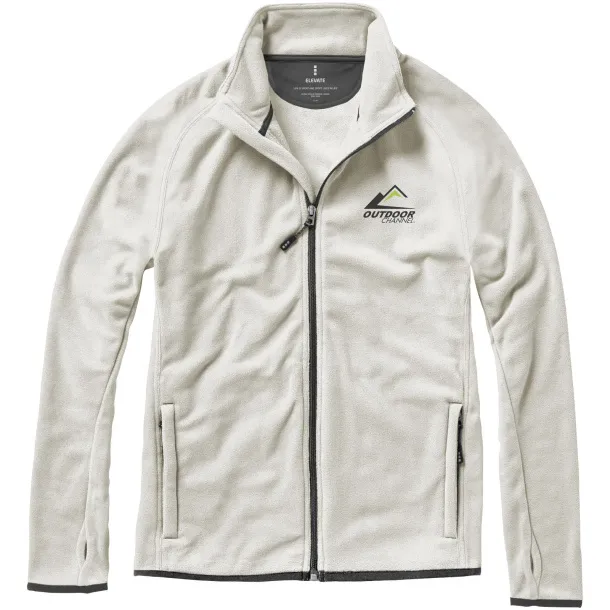 Brossard micro fleece full zip jacket - Elevate Life Light grey