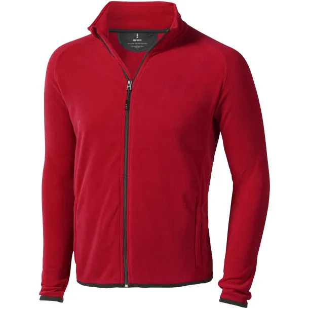 Brossard micro fleece full zip jacket - Elevate Life Red