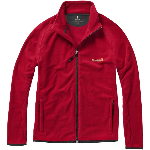 Brossard micro fleece full zip jacket - Elevate Life Red