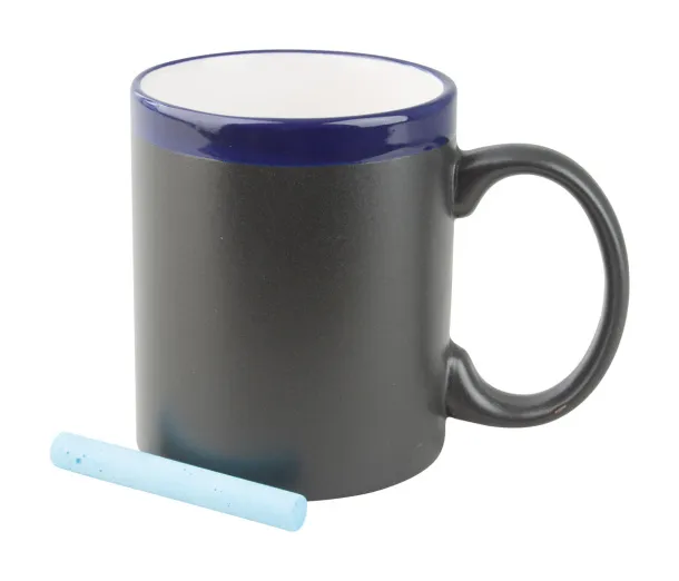 Colorful chalk mug Black Blue