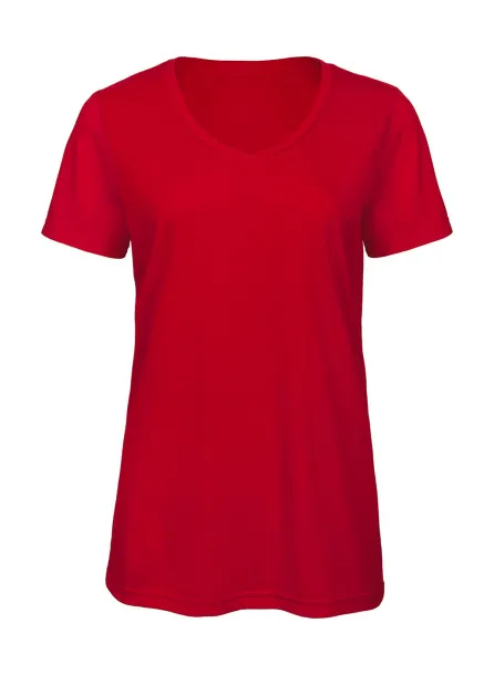  V Triblend/women T-Shirt - B&C Crvena