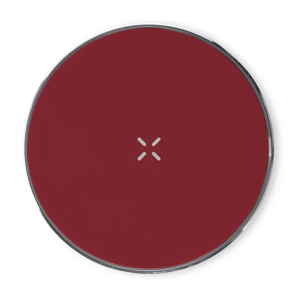  Recycled aluminium wireless charger 15W red