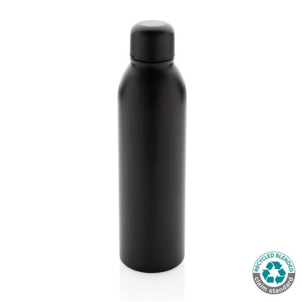  RCS Recycled stainless steel vacuum bottle - XD Collection Black 