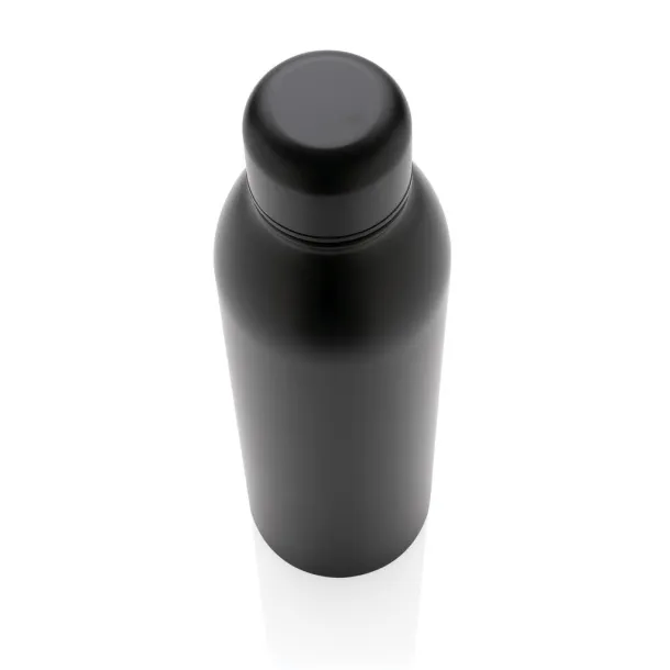  RCS Recycled stainless steel vacuum bottle - XD Collection Black 