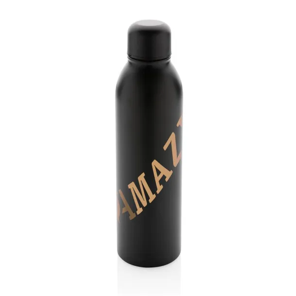  RCS Recycled stainless steel vacuum bottle - XD Collection Black 