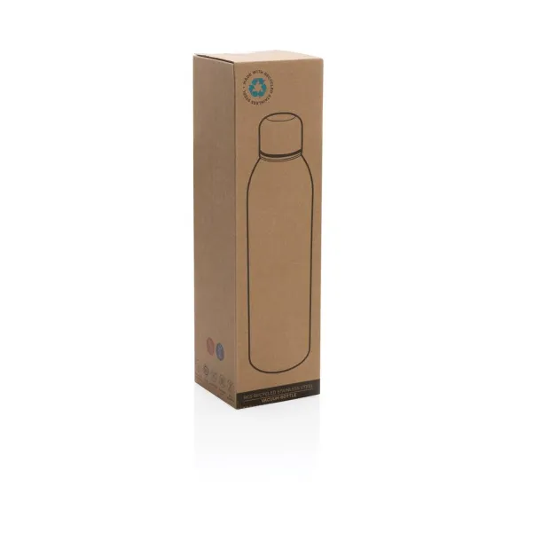  Termos boca od RCS recikliranog nehrđajućeg čelika, 500 ml - XD Collection Crna
