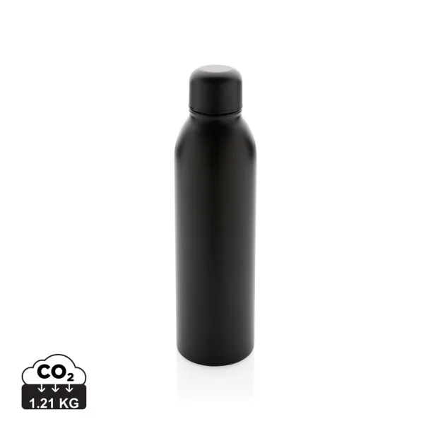  RCS Recycled stainless steel vacuum bottle - XD Collection Black 