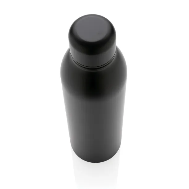  RCS Recycled stainless steel vacuum bottle - XD Collection Black 