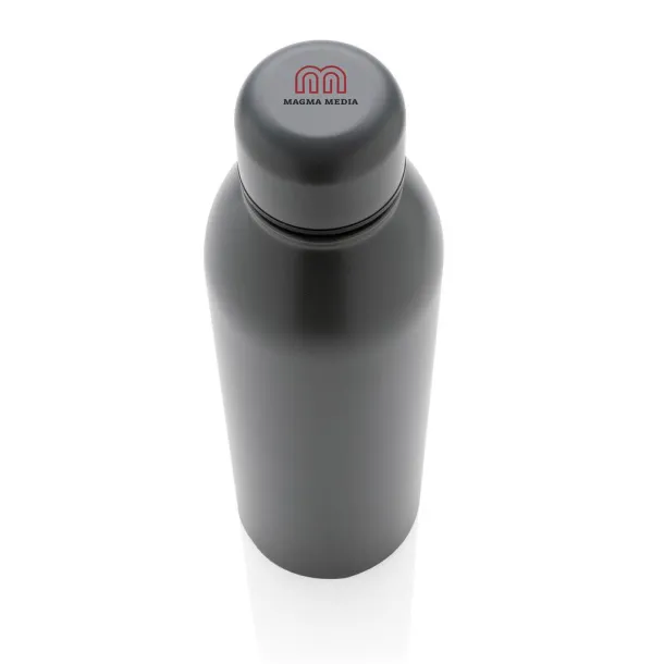  RCS Recycled stainless steel vacuum bottle - XD Collection anthracite 