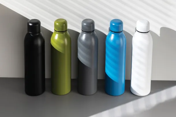  RCS Recycled stainless steel vacuum bottle - XD Collection anthracite 