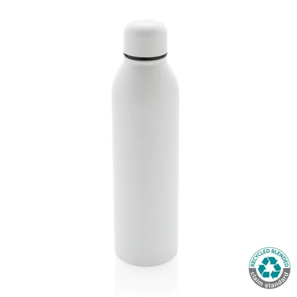  RCS Recycled stainless steel vacuum bottle - XD Collection White 