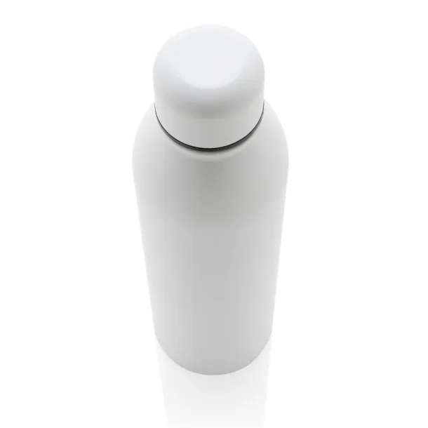  RCS Recycled stainless steel vacuum bottle - XD Collection White 