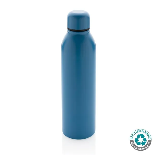  RCS Recycled stainless steel vacuum bottle - XD Collection Plava
